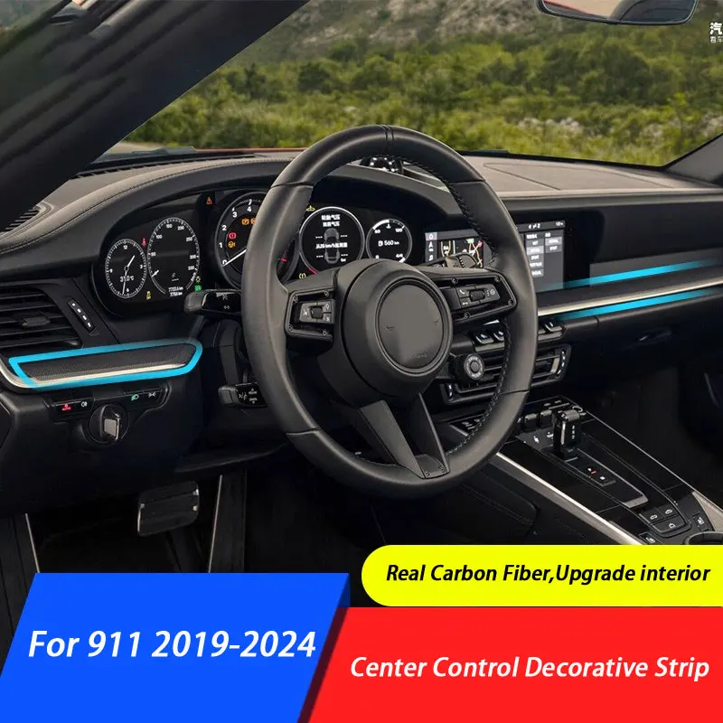 Настоящее углеродное волокно, салон автомобиля, центральное управление, декоративная полоса, внутренняя наклейка для Porsche 911 2019 2020 2021 2022 2023 2024
Настоящее углеродное волокно, салон автомобиля, центральное управление, декоративная полоса, внутренняя наклейка для Porsche 911 2019 2020 2021 2022 2023 2024