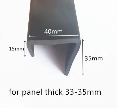 Rubber Sealing L Strip 15x40x35mm for 33-35mm thick Glass Metal Wood Panel Board Edge Encloser Shield White
Rubber Sealing L Strip 15x40x35mm for 33-35mm thick Glass Metal Wood Panel Board Edge Encloser Shield White