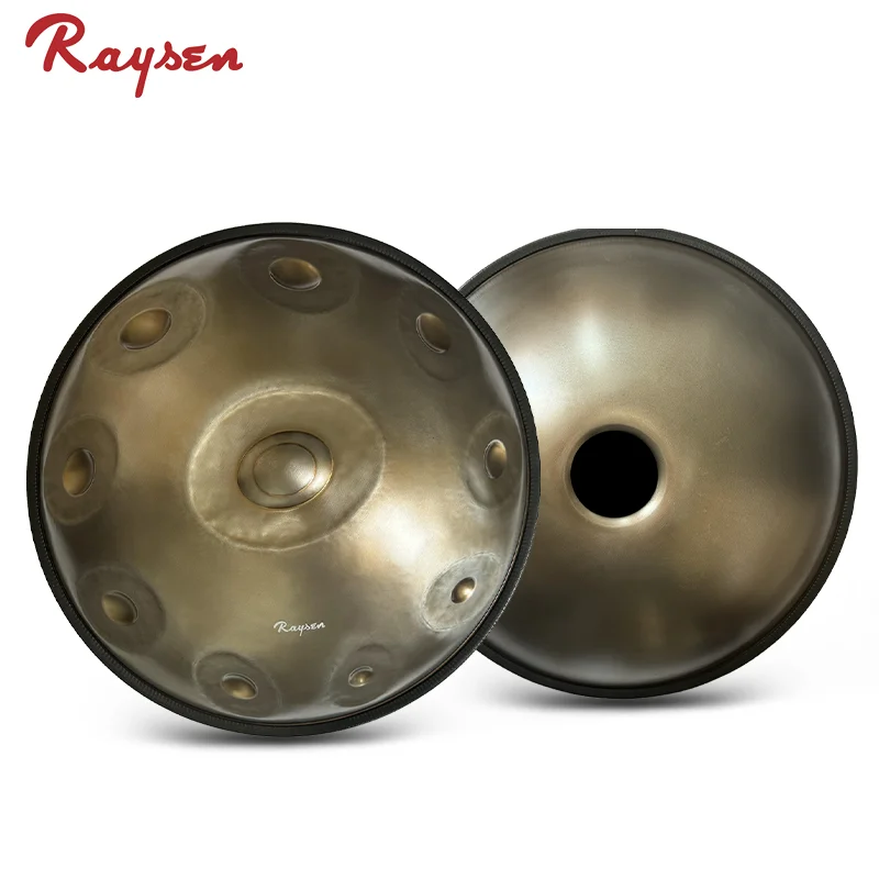 Rayesn Handpan D Kurd 10 Note Drum Hand Pan Musical Instruments High Quality Handpandrum 
Rayesn Handpan D Kurd 10 Note Drum Hand Pan Musical Instruments High Quality Handpandrum