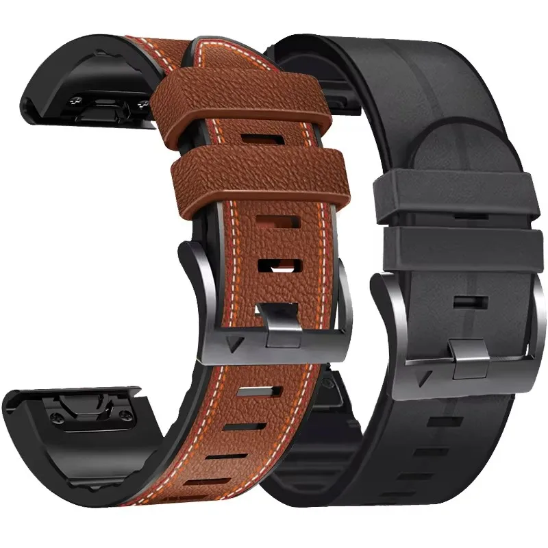 Silicone Leather 22 26mm Strap For Garmin Watch Fenix 8 51 47mm E 7X 7 Pro 6X 6 Pro 5X 5 Plus Enduro 3 2 Strap Quickfit Band
Silicone Leather 22 26mm Strap For Garmin Watch Fenix 8 51 47mm E 7X 7 Pro 6X 6 Pro 5X 5 Plus Enduro 3 2 Strap Quickfit Band
