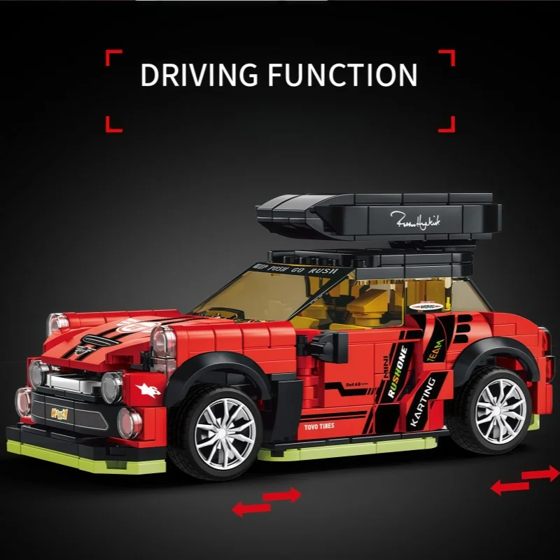 Technical Trailer Red Modified Mini Car Building Blocks Toy MOC with Luggage Box Truck Model Bricks Toys Boys Festival Gifts
Technical Trailer Red Modified Mini Car Building Blocks Toy MOC with Luggage Box Truck Model Bricks Toys Boys Festival Gifts