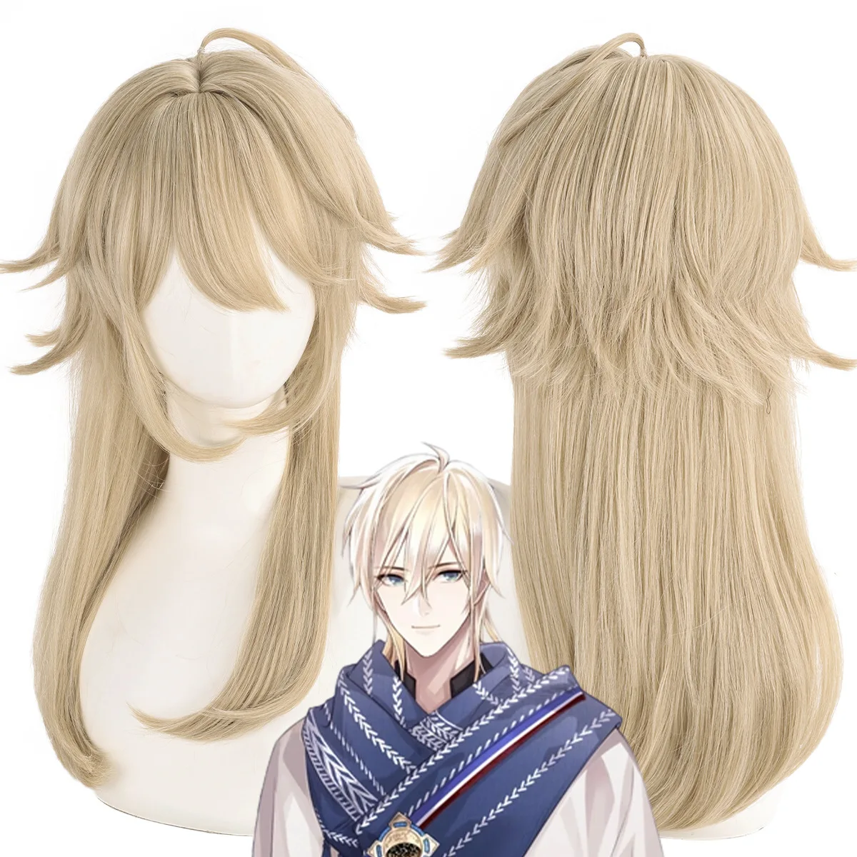 Long Blonde Synthetic Wig Natural Wavy Hair Heat Resistant Cosplay Costume Party Daily Use Women
Long Blonde Synthetic Wig Natural Wavy Hair Heat Resistant Cosplay Costume Party Daily Use Women