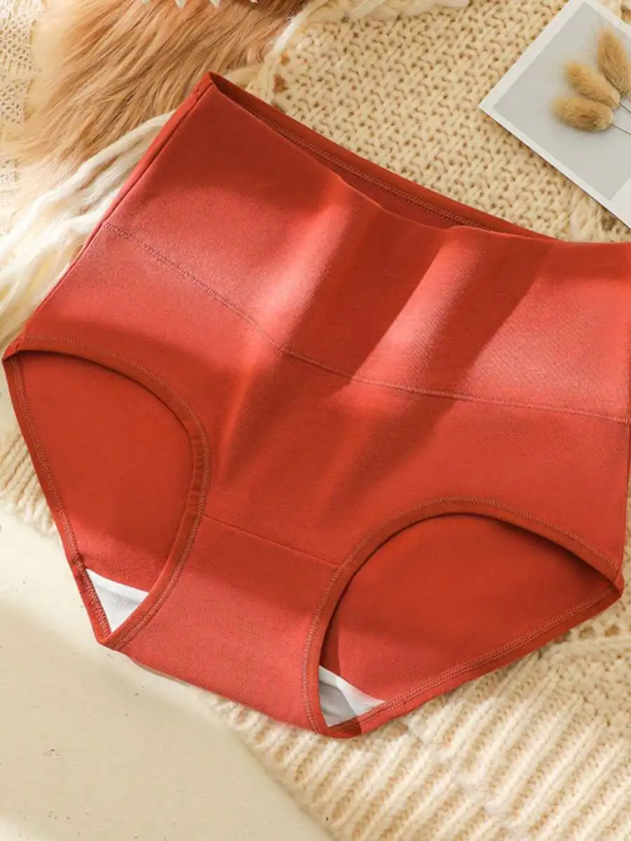 4pcs Women High Waist Elastic Slim Briefs Solid Color Comfortable Breathable Underwear
4pcs Women High Waist Elastic Slim Briefs Solid Color Comfortable Breathable Underwear