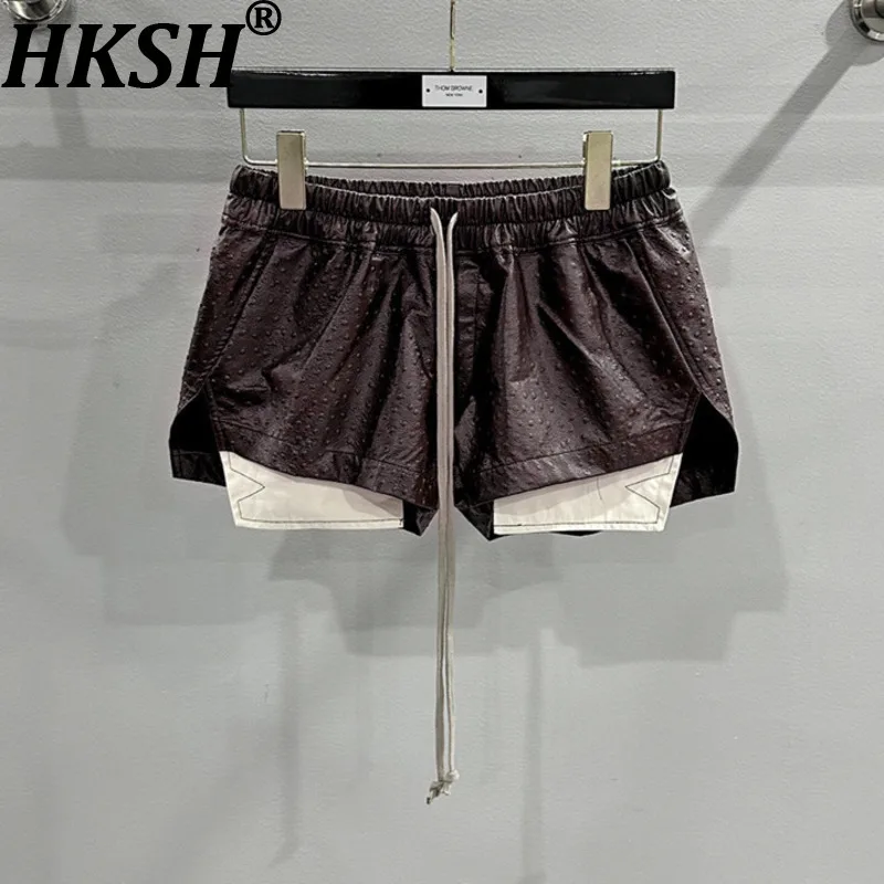 Женские шорты HKSH в стиле панк из искусственной кожи с цветными вставками, карманами, эластичным поясом, в стиле Dark RO, уличная одежда Y2K, новые летние шорты HK2372
Женские шорты HKSH в стиле панк из искусственной кожи с цветными вставками, карманами, эластичным поясом, в стиле Dark RO, уличная одежда Y2K, новые летние шорты HK2372