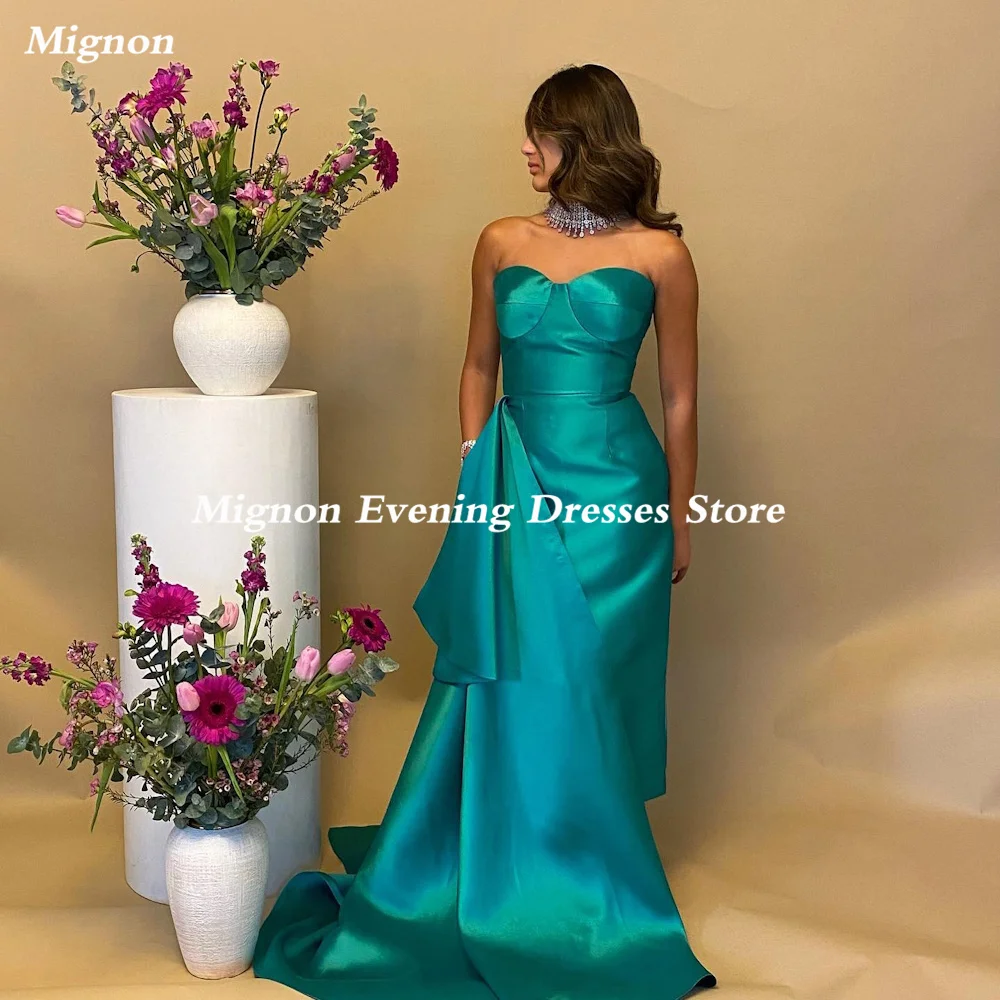 Mignon Satin Mermaid Strapless Ruffle Formal Prom Gown Floor Length luxury Evening Formal Elegant Party Dress for Women 2023
Mignon Satin Mermaid Strapless Ruffle Formal Prom Gown Floor Length luxury Evening Formal Elegant Party Dress for Women 2023