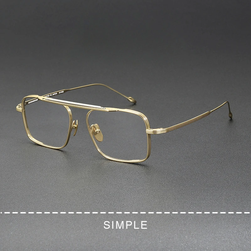 Business Tough Guy Big Face Men's Square Pure Titanium Frame JMMSC41 Pilot Beam Glasses Handmade Design Anteojos Eyewear
Business Tough Guy Big Face Men's Square Pure Titanium Frame JMMSC41 Pilot Beam Glasses Handmade Design Anteojos Eyewear