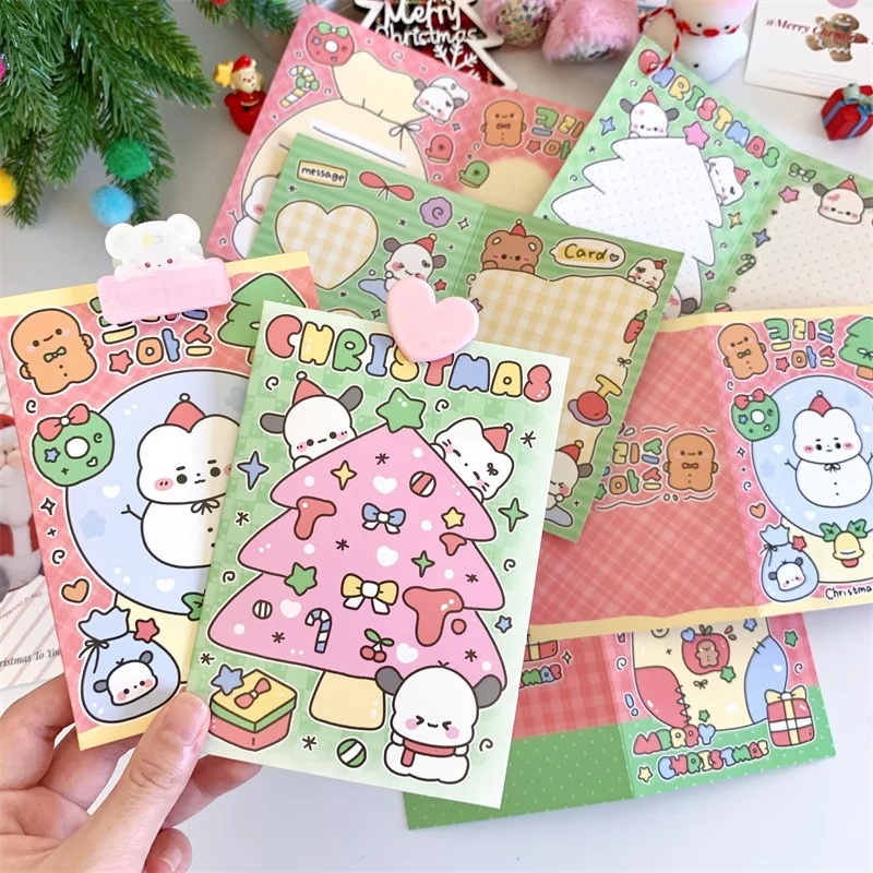 10Pcs Christmas Folding Card Cute Dog Packaging Material Card Shipping Message Card Gift Packaging Greeting Card
10Pcs Christmas Folding Card Cute Dog Packaging Material Card Shipping Message Card Gift Packaging Greeting Card