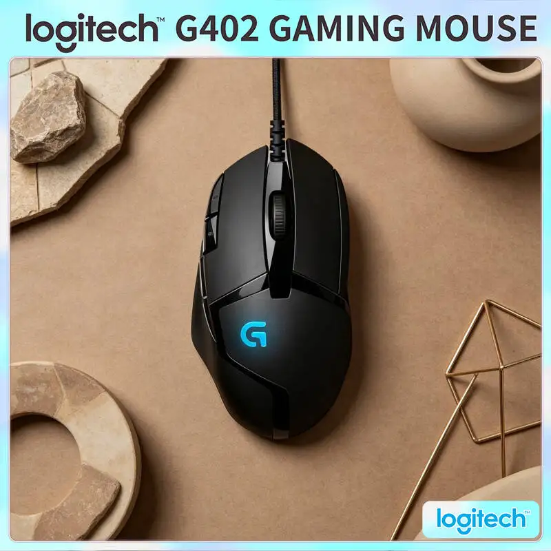 Logitech G402 Hyperion Fury Gaming Mouse 500 IPS Speed 8 Buttons Anti-Slip Grips for Competitive Play
Logitech G402 Hyperion Fury Gaming Mouse 500 IPS Speed 8 Buttons Anti-Slip Grips for Competitive Play