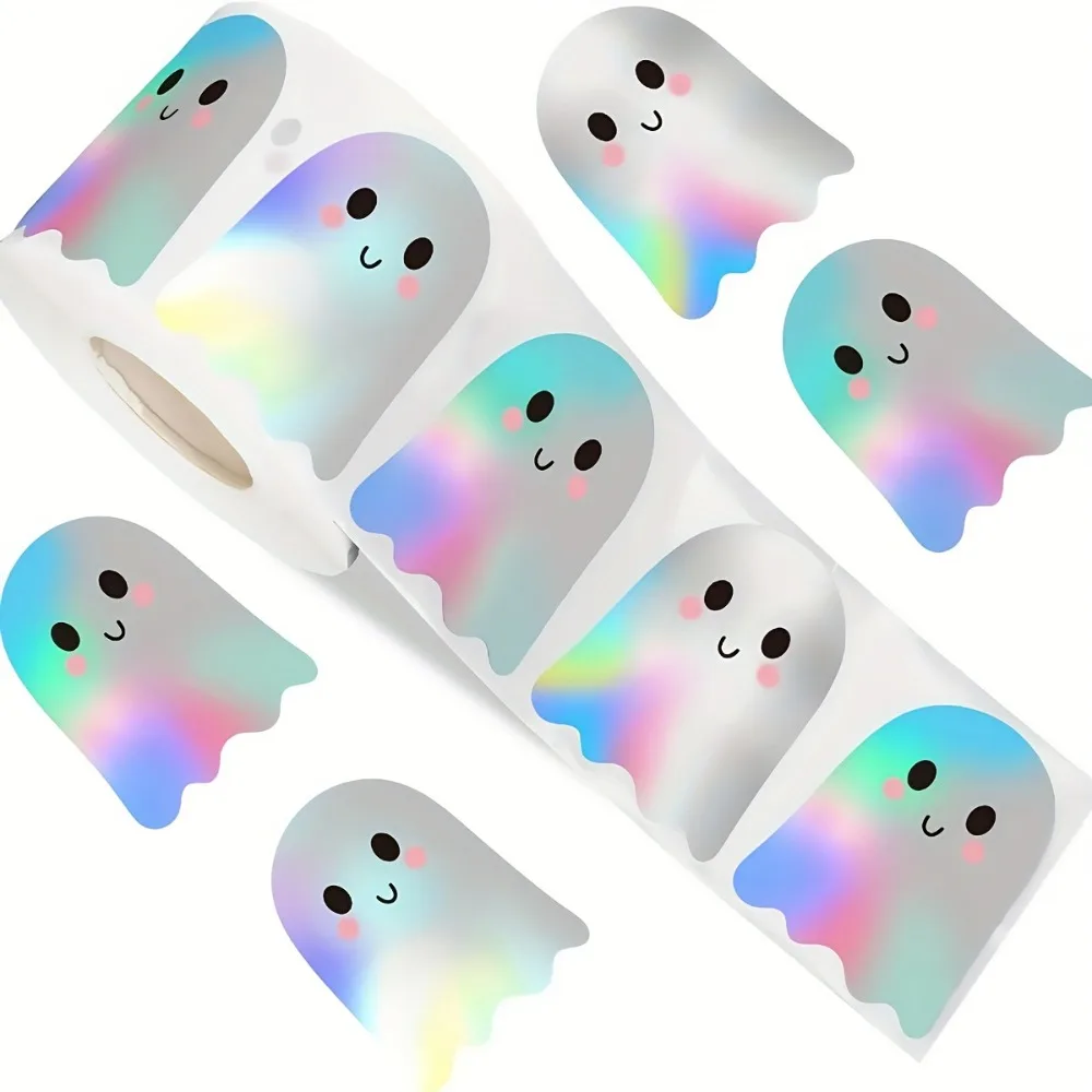 1roll/500pcs Cute Laser Ghost Stickers,Cute Ghost Sealing Stickers, Self-Adhesive Paper,Halloween Halloween Decorations Stickers
1roll/500pcs Cute Laser Ghost Stickers,Cute Ghost Sealing Stickers, Self-Adhesive Paper,Halloween Halloween Decorations Stickers