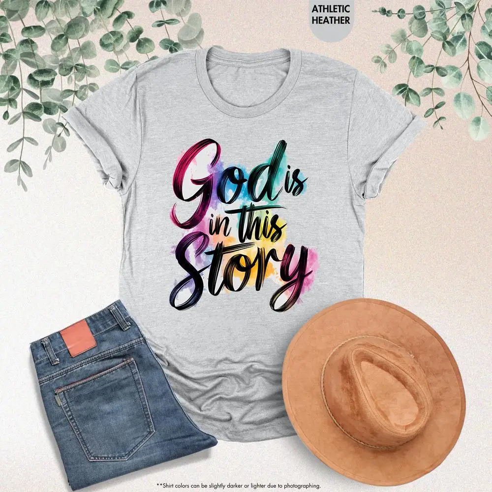 God is in This Story Shirt, Cute Christian Shirt, God Shirt, Girls Christian Shirt, Woman Religious Shirt
God is in This Story Shirt, Cute Christian Shirt, God Shirt, Girls Christian Shirt, Woman Religious Shirt