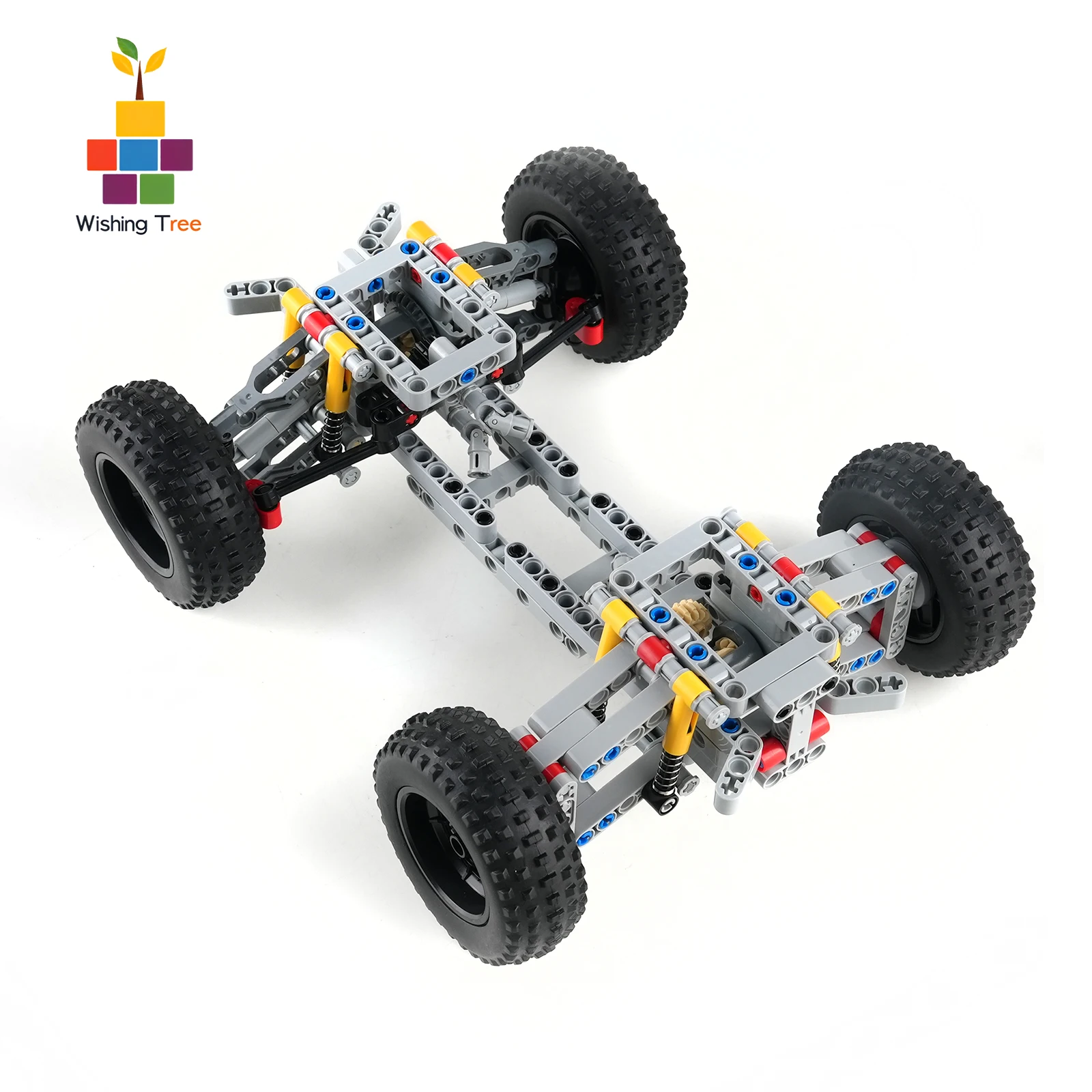 4WD Building Blocks Chassis With Independent Suspension Differential Steering Axle 4PCS Wheels for Tech Car Model
4WD Building Blocks Chassis With Independent Suspension Differential Steering Axle 4PCS Wheels for Tech Car Model