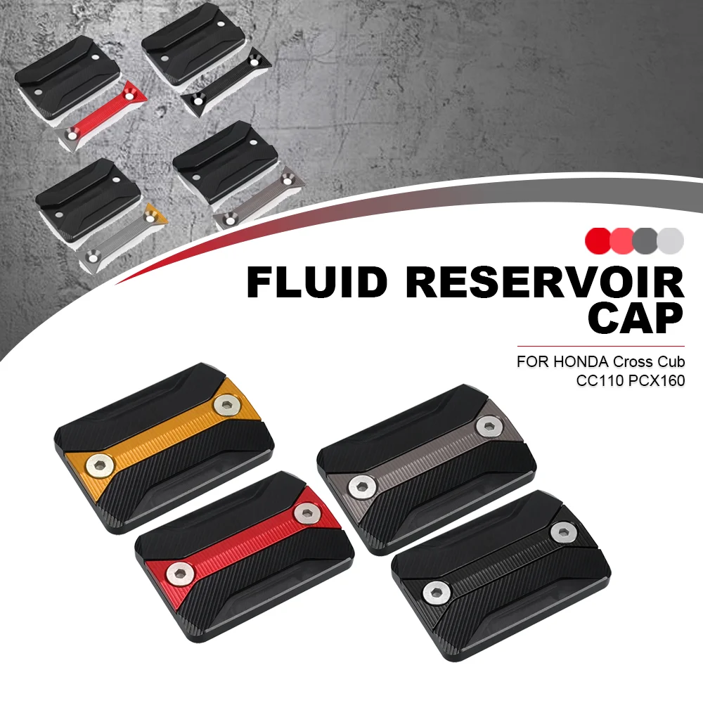 FOR HONDA Cross Cub CC110 PCX125 PCX150 PCX160 UHR150 CB400F CB400X CB190 Front Brake Fluid Reservoir Cap Cover Parts DRG158
FOR HONDA Cross Cub CC110 PCX125 PCX150 PCX160 UHR150 CB400F CB400X CB190 Front Brake Fluid Reservoir Cap Cover Parts DRG158