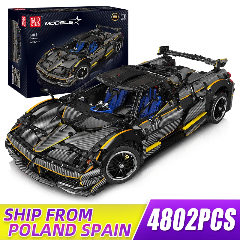 Пресс-форма KING 13182, игрушки для строительства гиперкар Huayra, знаменитый набор для сбора гоночных автомобилей, коллекционный подарок
Пресс-форма KING 13182, игрушки для строительства гиперкар Huayra, знаменитый набор для сбора гоночных автомобилей, коллекционный подарок