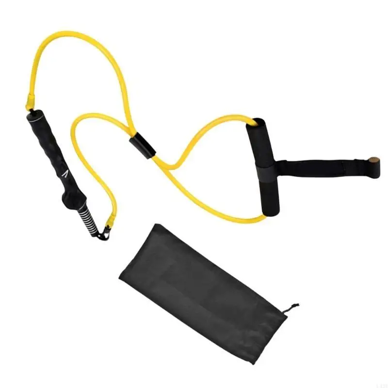 Golf Swing Practice Rope Adjustable Golf Assistance Band Trainer Golf Swing Training Elastic Pull Rope Trainer Tool