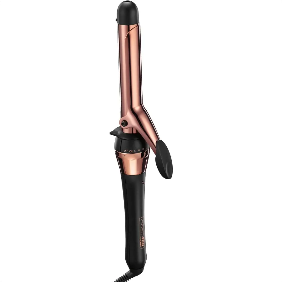 INFINITIPRO Rose Gold Titanium 1Inch Curling Iron 1inch barrel produces classic curls for use on short medium and long hair
INFINITIPRO Rose Gold Titanium 1Inch Curling Iron 1inch barrel produces classic curls for use on short medium and long hair