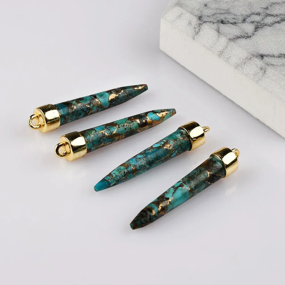 High Quality 5Pcs Round Shape Point Natural Turquoise Pendant Charm For Necklace Making Natural Stone Jewelry Accessories
High Quality 5Pcs Round Shape Point Natural Turquoise Pendant Charm For Necklace Making Natural Stone Jewelry Accessories