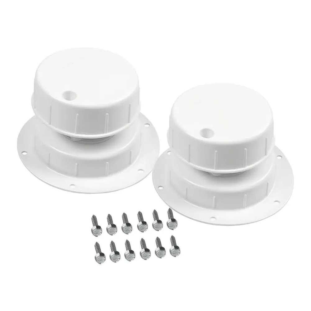 2PCS RV Toilet Ventilation Cover Kit With Screws For 1" To 2-3/8" OD Pipes For Trailers Abs Roof Pipe Exhaust-Cover Replacement
2PCS RV Toilet Ventilation Cover Kit With Screws For 1" To 2-3/8" OD Pipes For Trailers Abs Roof Pipe Exhaust-Cover Replacement