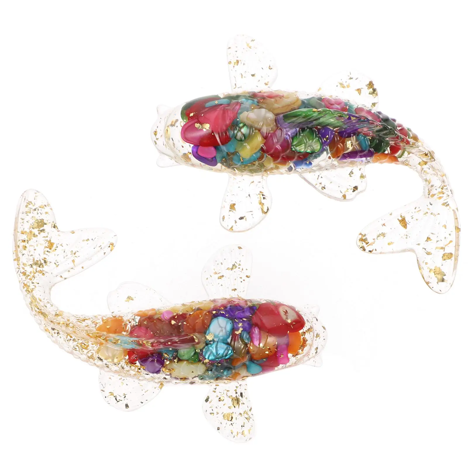 2 Pcs Koi Fish Ornaments Desk Crystal Statue Decoration Carp Table Office Home Bedroom Study Gift Handmade
2 Pcs Koi Fish Ornaments Desk Crystal Statue Decoration Carp Table Office Home Bedroom Study Gift Handmade