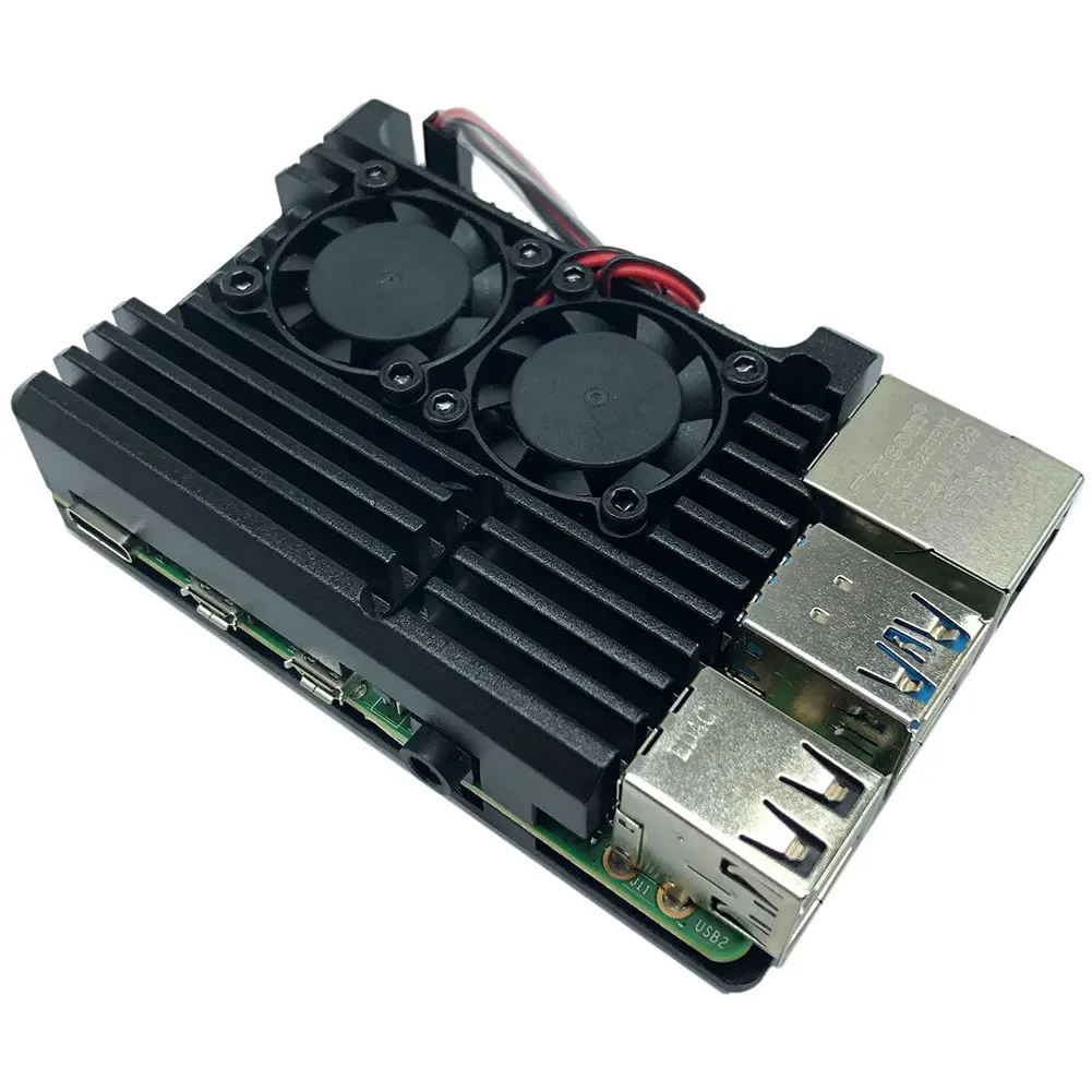 Metal Housing with Heatsink for RPI Raspberry Pi 4B Metal Shell Open Case Design Aluminum Alloy Case with Silicone Thermal Pads
Metal Housing with Heatsink for RPI Raspberry Pi 4B Metal Shell Open Case Design Aluminum Alloy Case with Silicone Thermal Pads