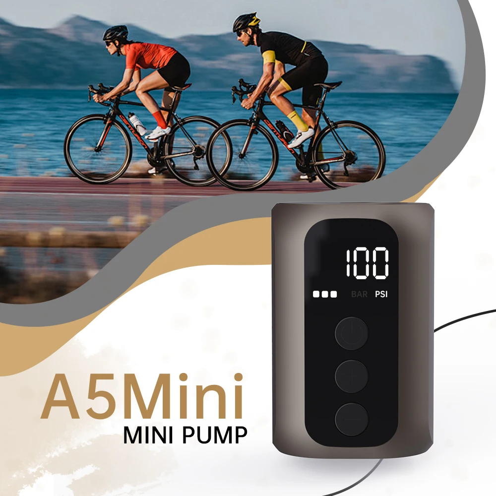 BSCOBBER Air Pump Portable Zero Pump Bicycle Parts Accessories Mini Electric Tire Inflator High Pressure 100PSI With Display
BSCOBBER Air Pump Portable Zero Pump Bicycle Parts Accessories Mini Electric Tire Inflator High Pressure 100PSI With Display