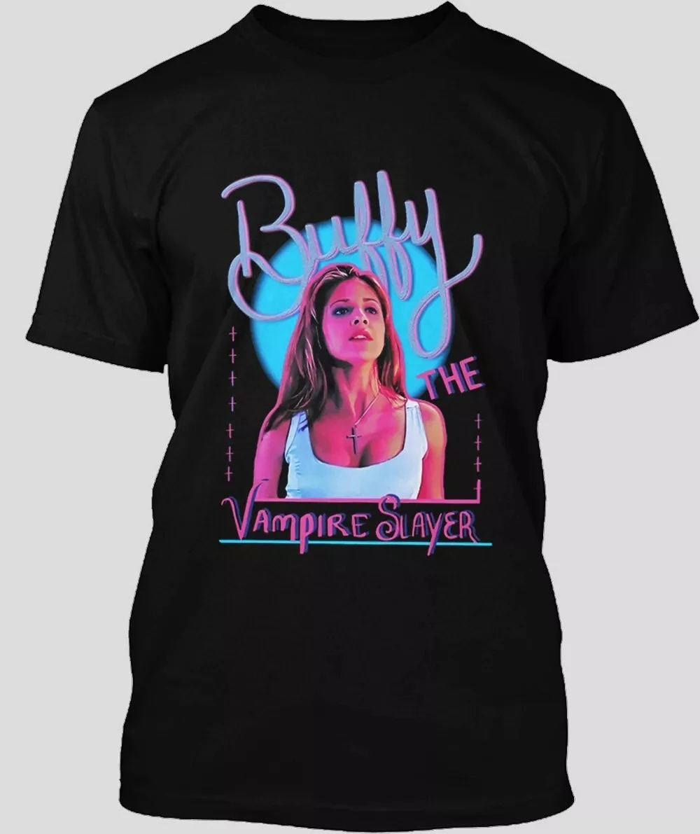 Design Retro 90s Buffy The Vampire Slayer Pe Men's Black T-Shirt Cotton Printed T-Shirt Y2k Harajuku Women's Clothing gothic
Design Retro 90s Buffy The Vampire Slayer Pe Men's Black T-Shirt Cotton Printed T-Shirt Y2k Harajuku Women's Clothing gothic