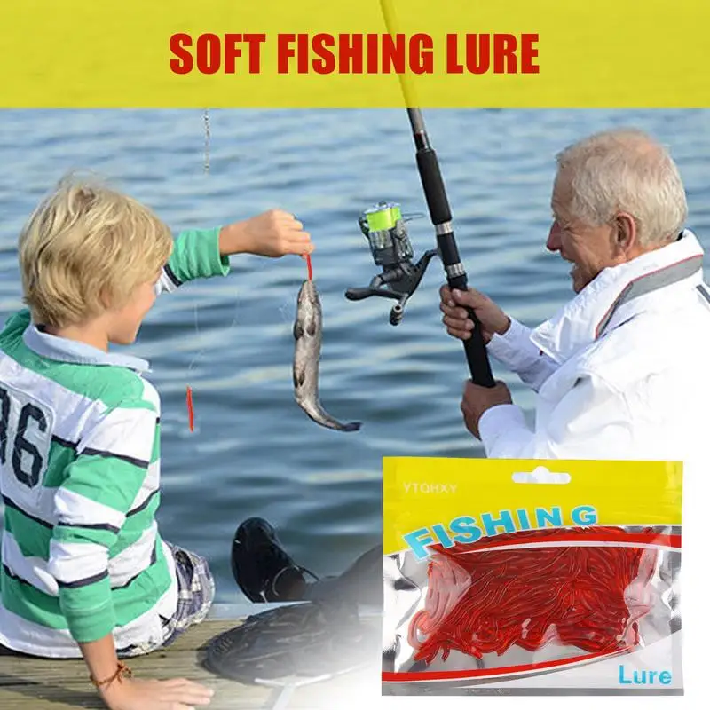 Saltwater Fishing Lures Fishy Smell Lake Catfish Bait Trout Worm False Earthworm Soft Artificial Bait For Bass Carp Catfish
Saltwater Fishing Lures Fishy Smell Lake Catfish Bait Trout Worm False Earthworm Soft Artificial Bait For Bass Carp Catfish