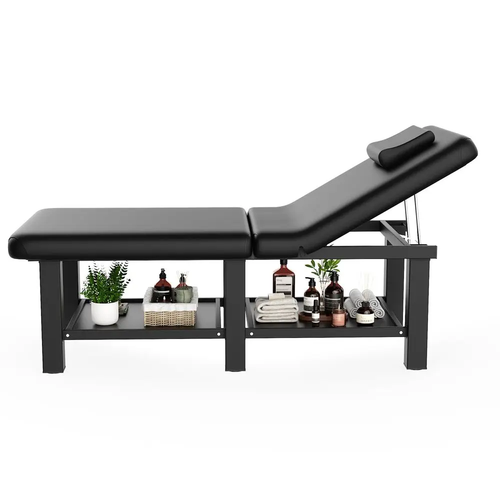 Wide 75 Long Folding Stationary Massage Table with Backrest and Storage Space for Treatment Table Physical Therapy Table Spa Fa
Wide 75 Long Folding Stationary Massage Table with Backrest and Storage Space for Treatment Table Physical Therapy Table Spa Fa