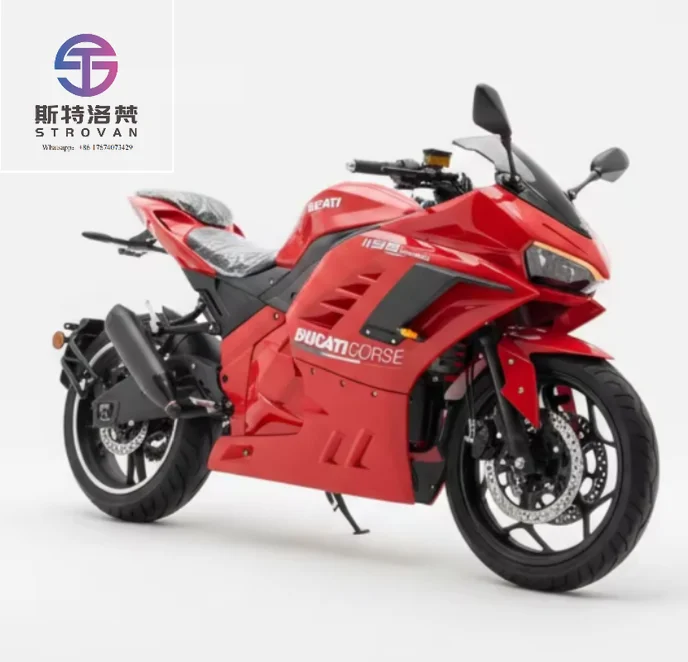 Factory Wholesale Retail Racing Sports Touring Electric Motorcycle for Adult with 3000W-10000W Motor Power 80-160km/h Max Speed
Factory Wholesale Retail Racing Sports Touring Electric Motorcycle for Adult with 3000W-10000W Motor Power 80-160km/h Max Speed