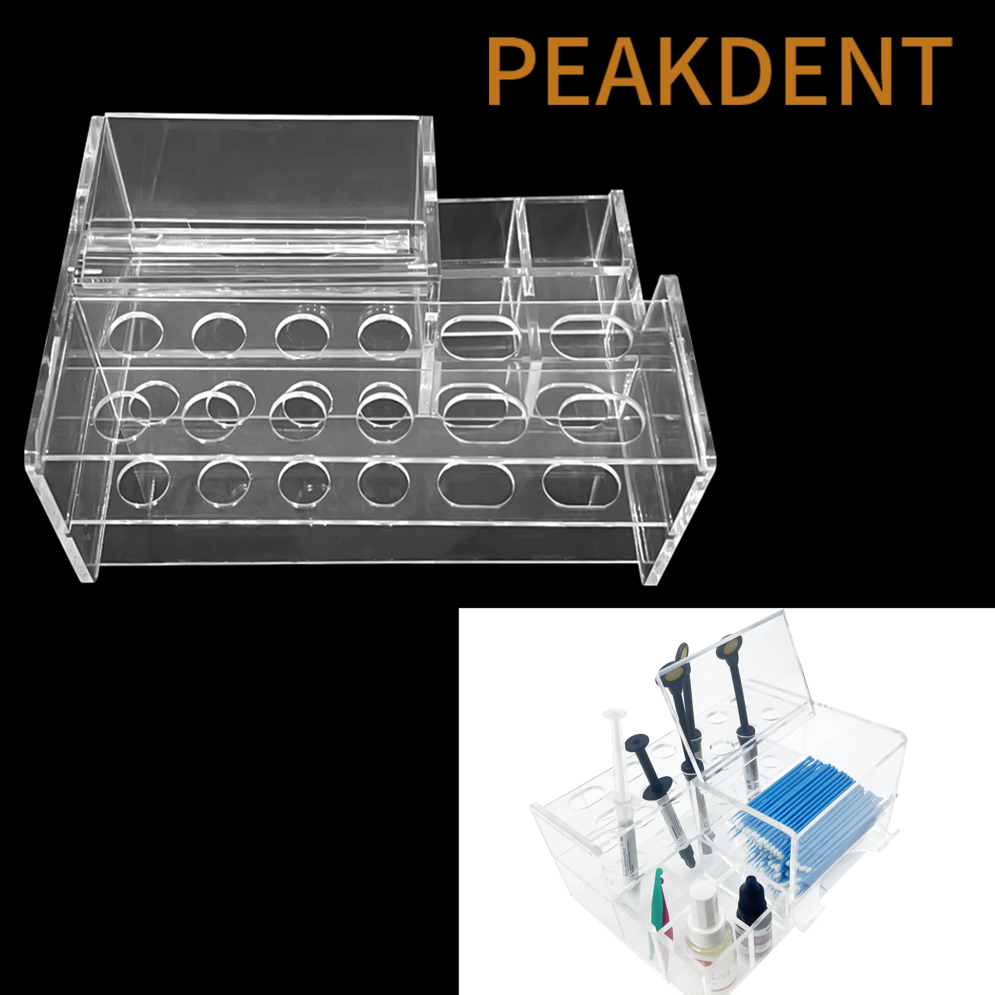 1PCS Dental Acrylic Resin Oral Materials Storage Box Composite Syringes & Accessories Dental Instrument Dental Lab Tools Holder
1PCS Dental Acrylic Resin Oral Materials Storage Box Composite Syringes & Accessories Dental Instrument Dental Lab Tools Holder