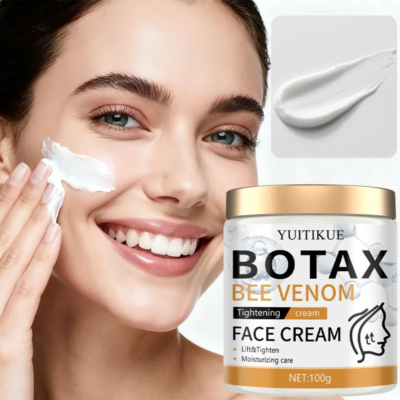 YUITIKUE BOTAX Bee Venom Tightening Face Cream, Lift & Moisturize Skin, For Daily Firming & Anti-Aging Care 100g
YUITIKUE BOTAX Bee Venom Tightening Face Cream, Lift & Moisturize Skin, For Daily Firming & Anti-Aging Care 100g