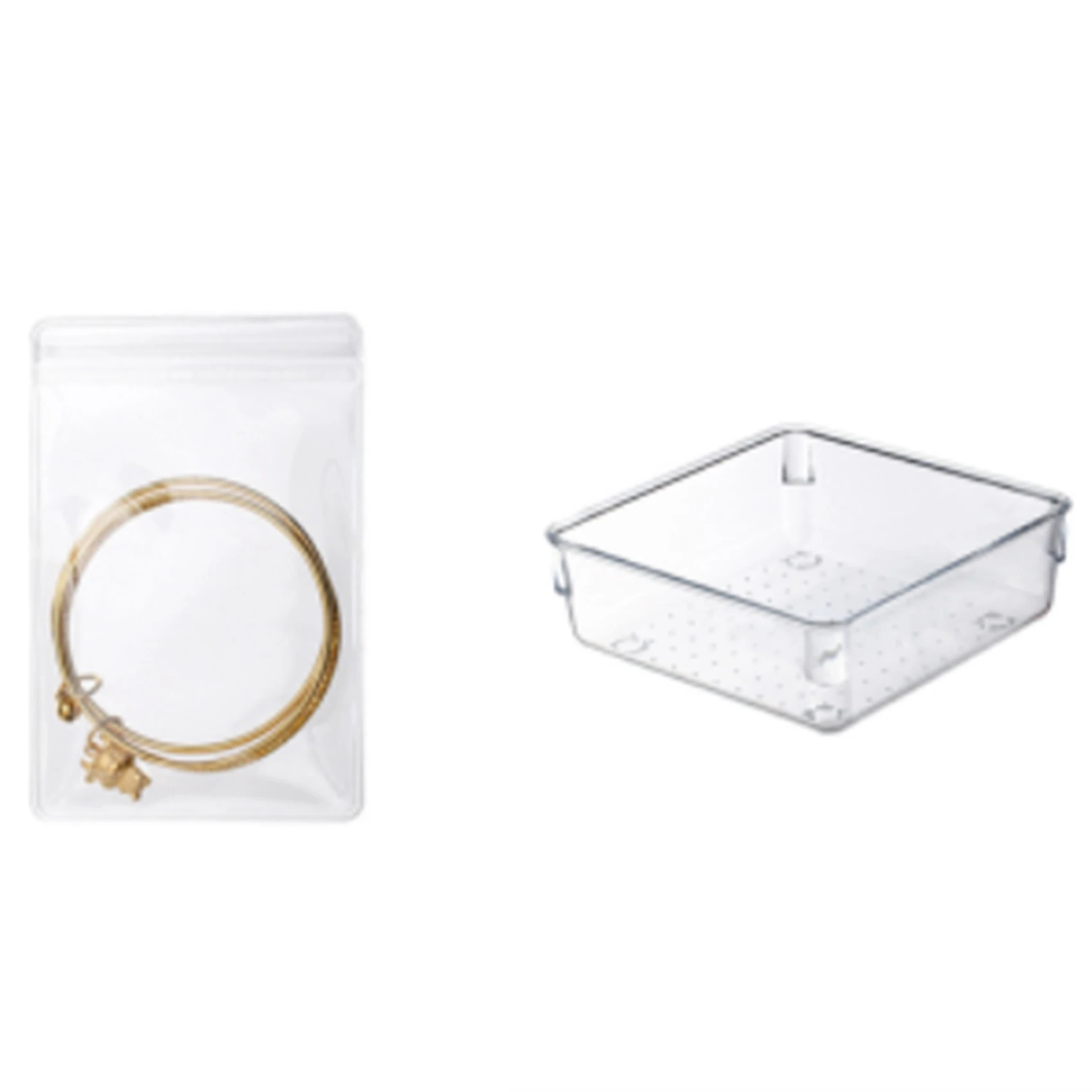 Jewelry Storage Bag Desktop Drawer Organizer Transparent Bracelet Ring Holder Zipper Closure Bag 50XLarge Bag+1 Box
Jewelry Storage Bag Desktop Drawer Organizer Transparent Bracelet Ring Holder Zipper Closure Bag 50XLarge Bag+1 Box