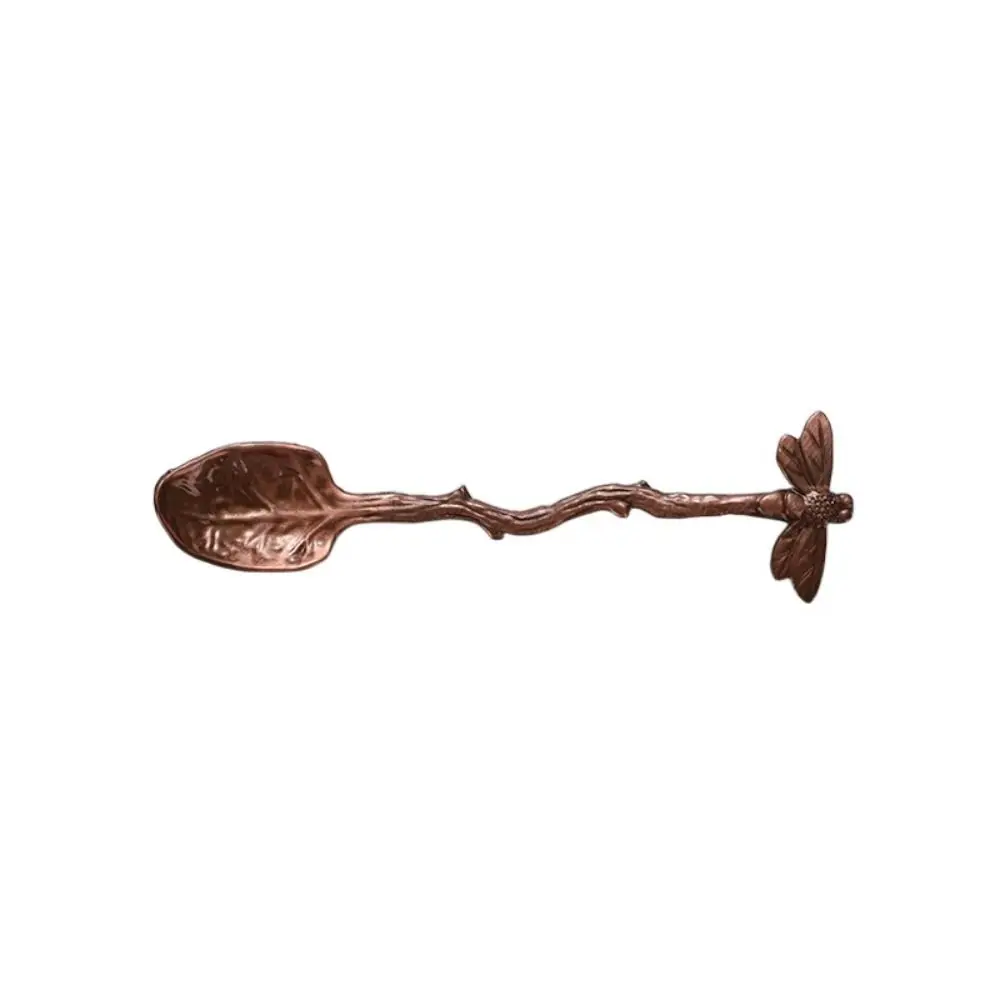 Tableware Twig Design Dragonfly Coffee Spoon Zinc Alloy Vintage Dessert Spoon Smooth Edges Teaspoon Afternoon Tea
Tableware Twig Design Dragonfly Coffee Spoon Zinc Alloy Vintage Dessert Spoon Smooth Edges Teaspoon Afternoon Tea