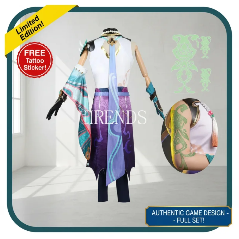 2026 Xiao Cosplay Costume Full Set Wig Mask Tattoo Sticker Anime Halloween Outfits GENSHIN IMPACT#@
2026 Xiao Cosplay Costume Full Set Wig Mask Tattoo Sticker Anime Halloween Outfits GENSHIN IMPACT#@