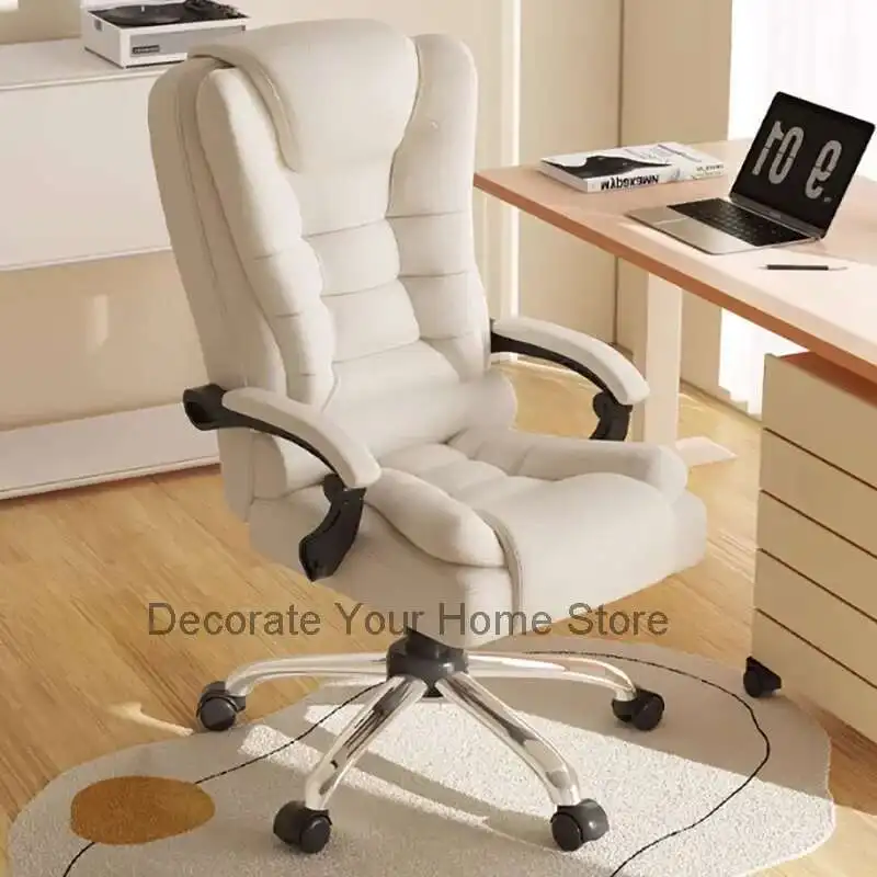 Glides Ergonomic Office Chair Arm Rest Pads Beige Swivel Comfy Gaming Chair Aesthetic Design Oriented Silla Gamer Furniture 
Glides Ergonomic Office Chair Arm Rest Pads Beige Swivel Comfy Gaming Chair Aesthetic Design Oriented Silla Gamer Furniture