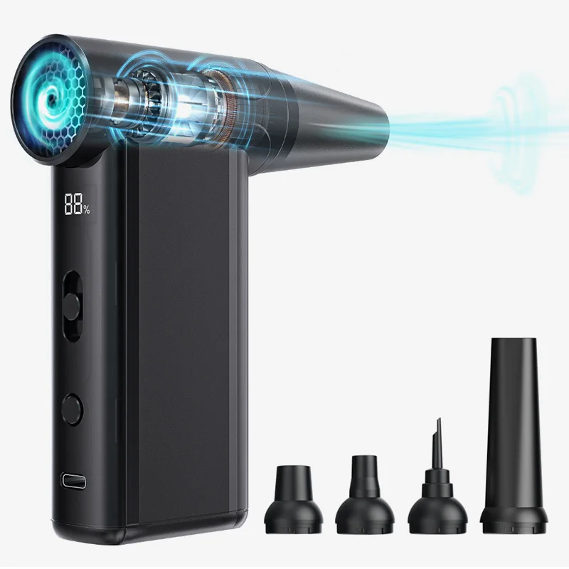 40000-100000RPM AD51 Air Blower Portable Turbo Jet Fan Compressed Air Duster Computer Keyboard Cleaner for PC Car Camera
40000-100000RPM AD51 Air Blower Portable Turbo Jet Fan Compressed Air Duster Computer Keyboard Cleaner for PC Car Camera
