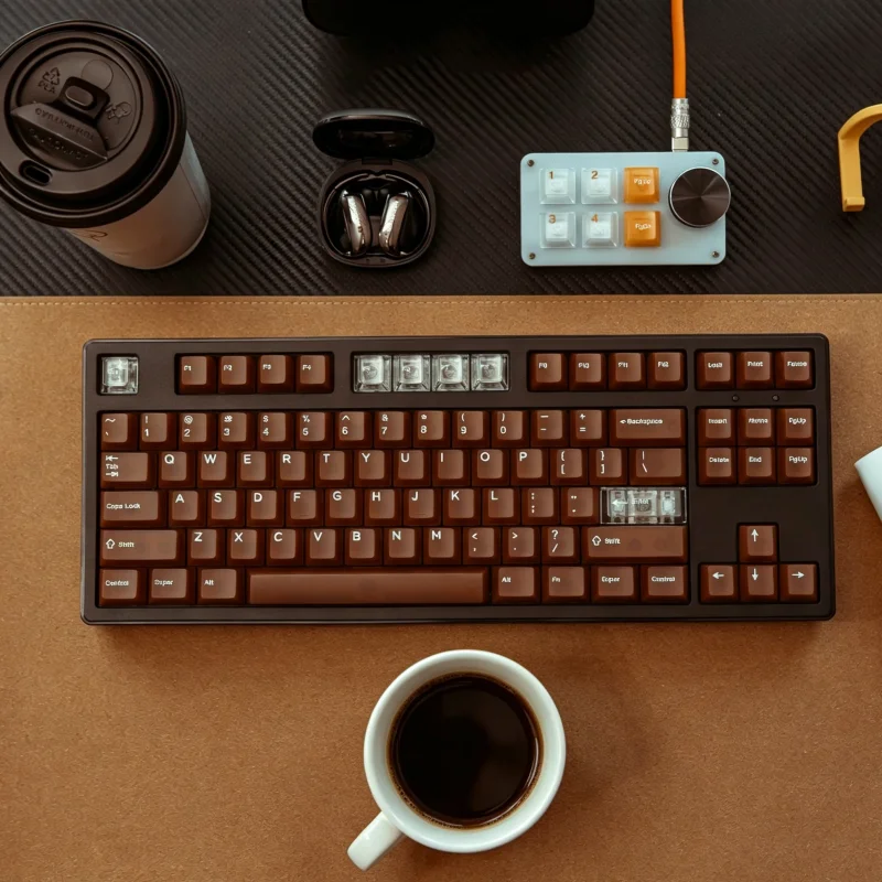 132 Keys Lounge coffee Transparent Keycaps Custom Clear Cute PC Keycaps Cherry Profile for Outemu Gateron Mechanical Keyboard
132 Keys Lounge coffee Transparent Keycaps Custom Clear Cute PC Keycaps Cherry Profile for Outemu Gateron Mechanical Keyboard