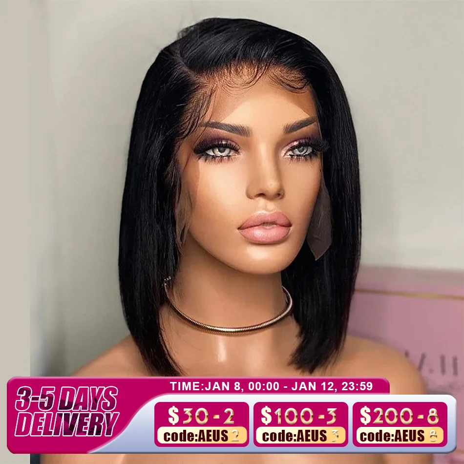 8 Inch 13x6 Brazilian Lace Front Human Hair Wigs Short Straight Bob Wig Baby Hair Remy Bob Wigs
8 Inch 13x6 Brazilian Lace Front Human Hair Wigs Short Straight Bob Wig Baby Hair Remy Bob Wigs