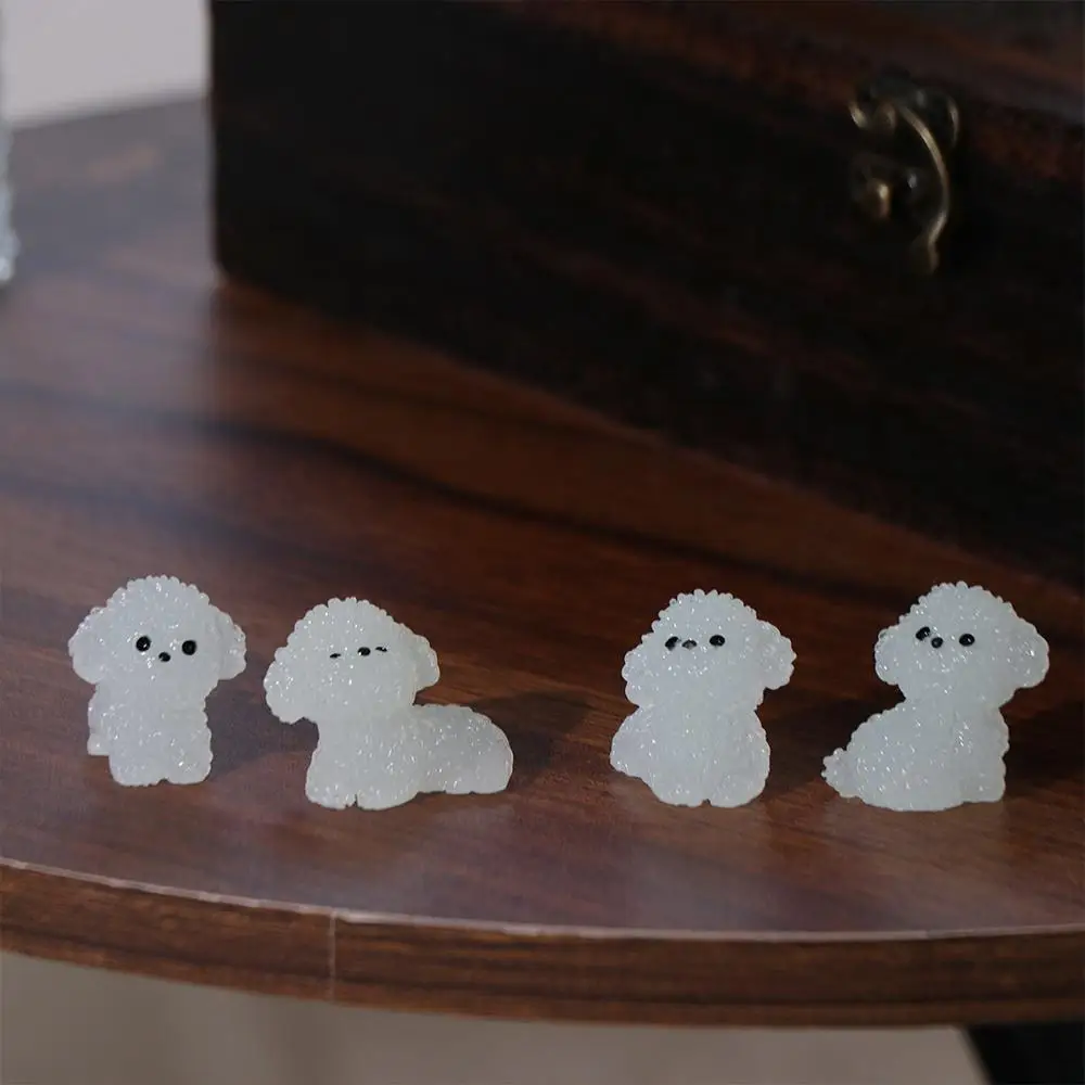 Cartoon Noctilucent Dog Figurines Handmade Funny Mini Luminous Poodle Dog Figurines Resin Realistic Micro Landscape Decoration
Cartoon Noctilucent Dog Figurines Handmade Funny Mini Luminous Poodle Dog Figurines Resin Realistic Micro Landscape Decoration