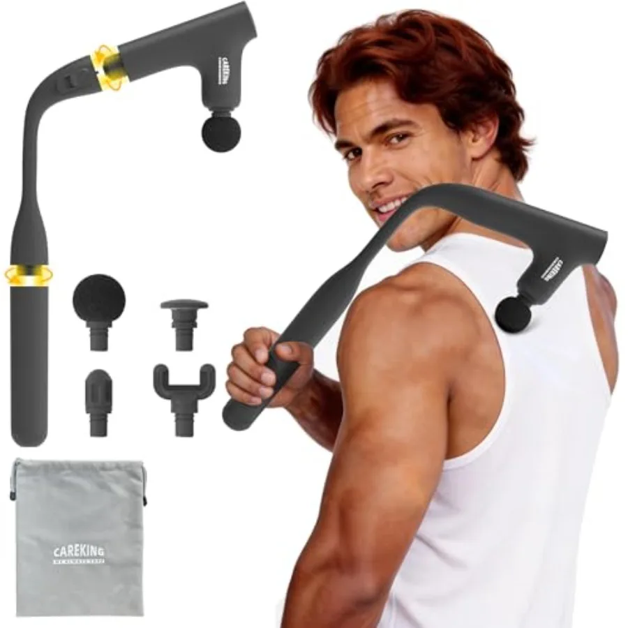 3-in-1 Massage Gun Deep Tissue Percussion Massager with Extended Handle for Back Pain Relief Portable for Gym/Office/Home FSA-H
3-in-1 Massage Gun Deep Tissue Percussion Massager with Extended Handle for Back Pain Relief Portable for Gym/Office/Home FSA-H