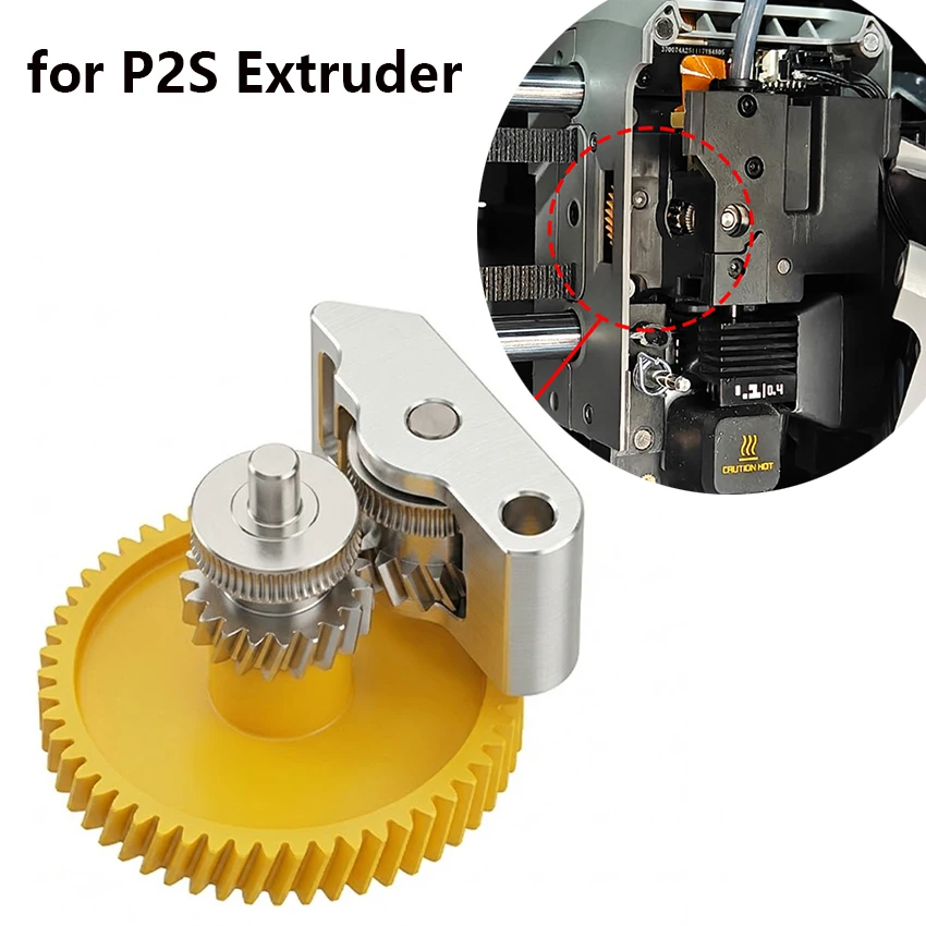1 Set Extruder Gear Kit For TZ P2S Integrated Nickel Plating Hardened Steel Gear For P2S 3D Printer Replacement Parts
1 Set Extruder Gear Kit For TZ P2S Integrated Nickel Plating Hardened Steel Gear For P2S 3D Printer Replacement Parts