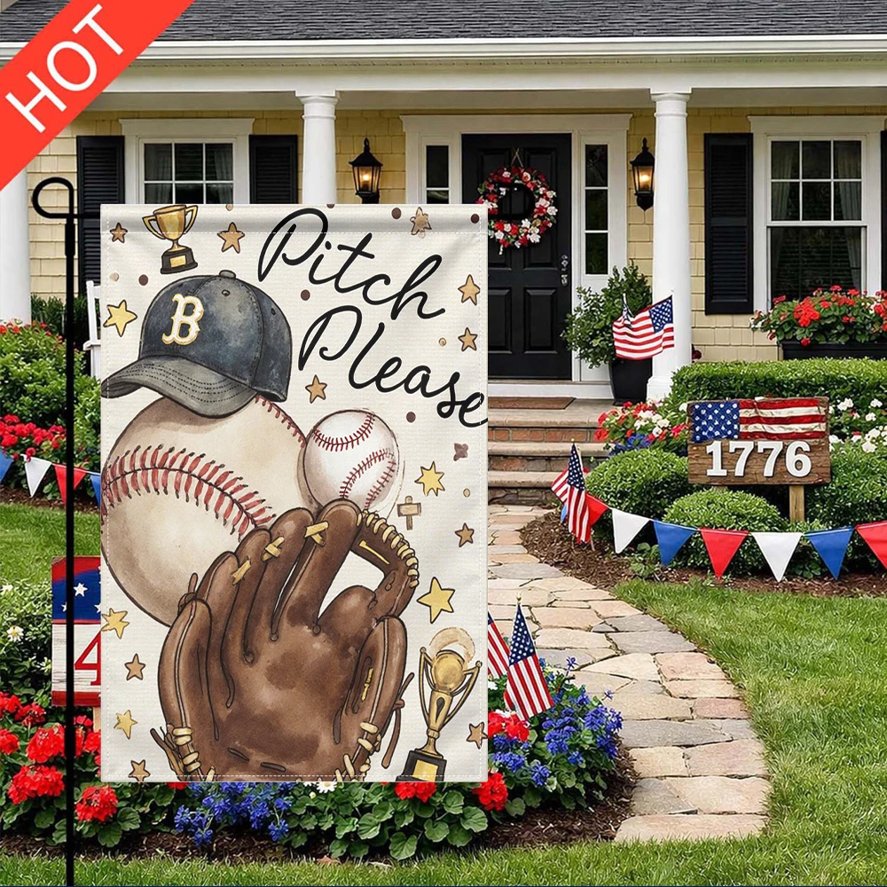 Pitch Please Baseball Garden Flag Double Sided Print No Flagpole Included Sports Theme Yard Decor
Pitch Please Baseball Garden Flag Double Sided Print No Flagpole Included Sports Theme Yard Decor
