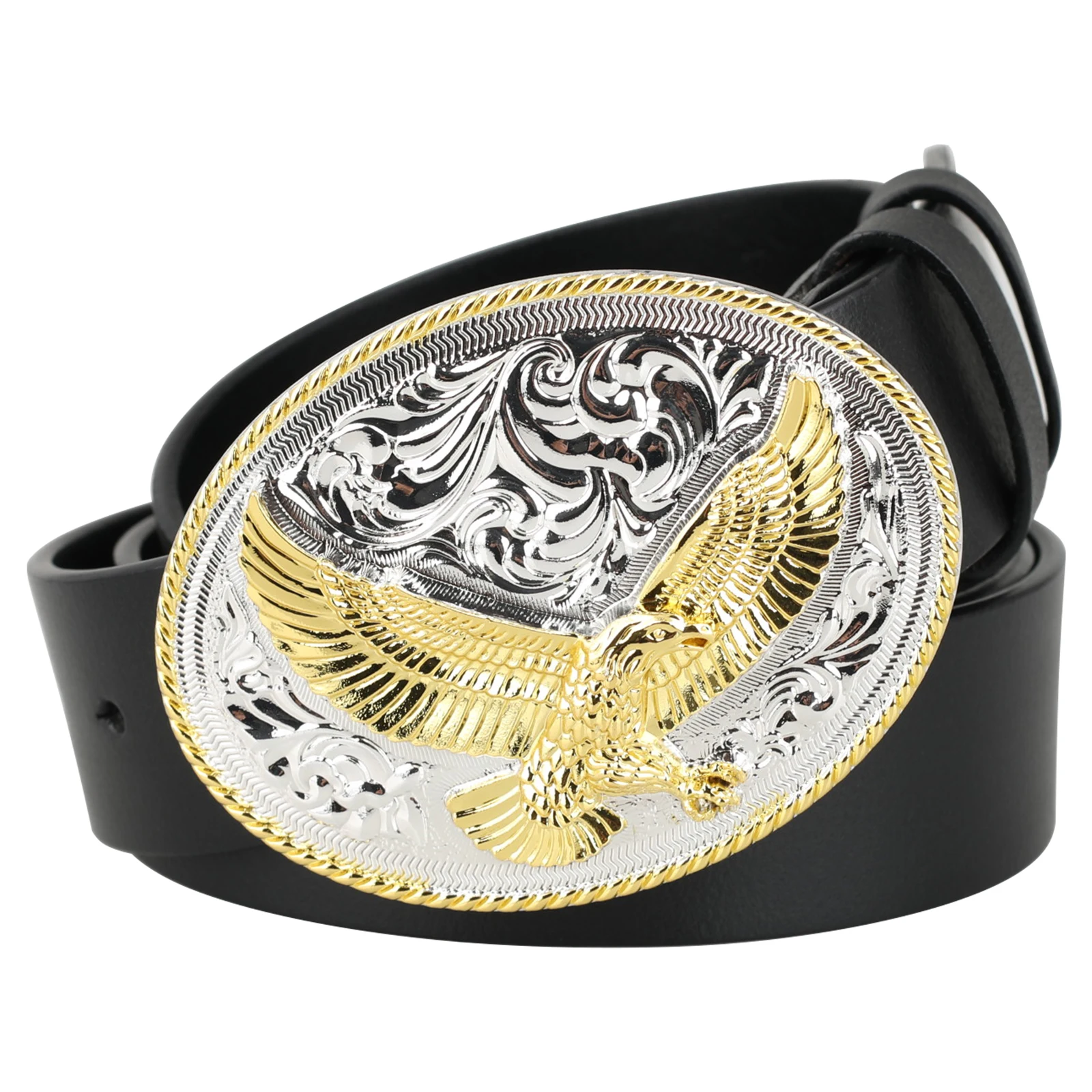 Golden Eagle Buckle Genuine Leather Belt Fashion Leisure Cowboy Trousers Decorate
Golden Eagle Buckle Genuine Leather Belt Fashion Leisure Cowboy Trousers Decorate