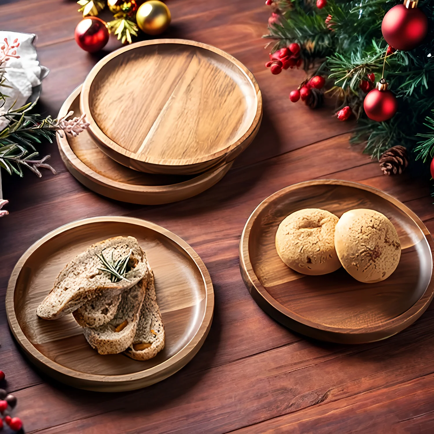 Kitchen Tray Set Of 6, 5.9inch Acacia Wood Tray, Wood Tray And Coffee, Tea, Snacks, Desserts, Appetizers, Wood Candle Holder Tray Home Decor, Table Centerpiece
Kitchen Tray Set Of 6, 5.9inch Acacia Wood Tray, Wood Tray And Coffee, Tea, Snacks, Desserts, Appetizers, Wood Candle Holder Tray Home Decor, Table Centerpiece