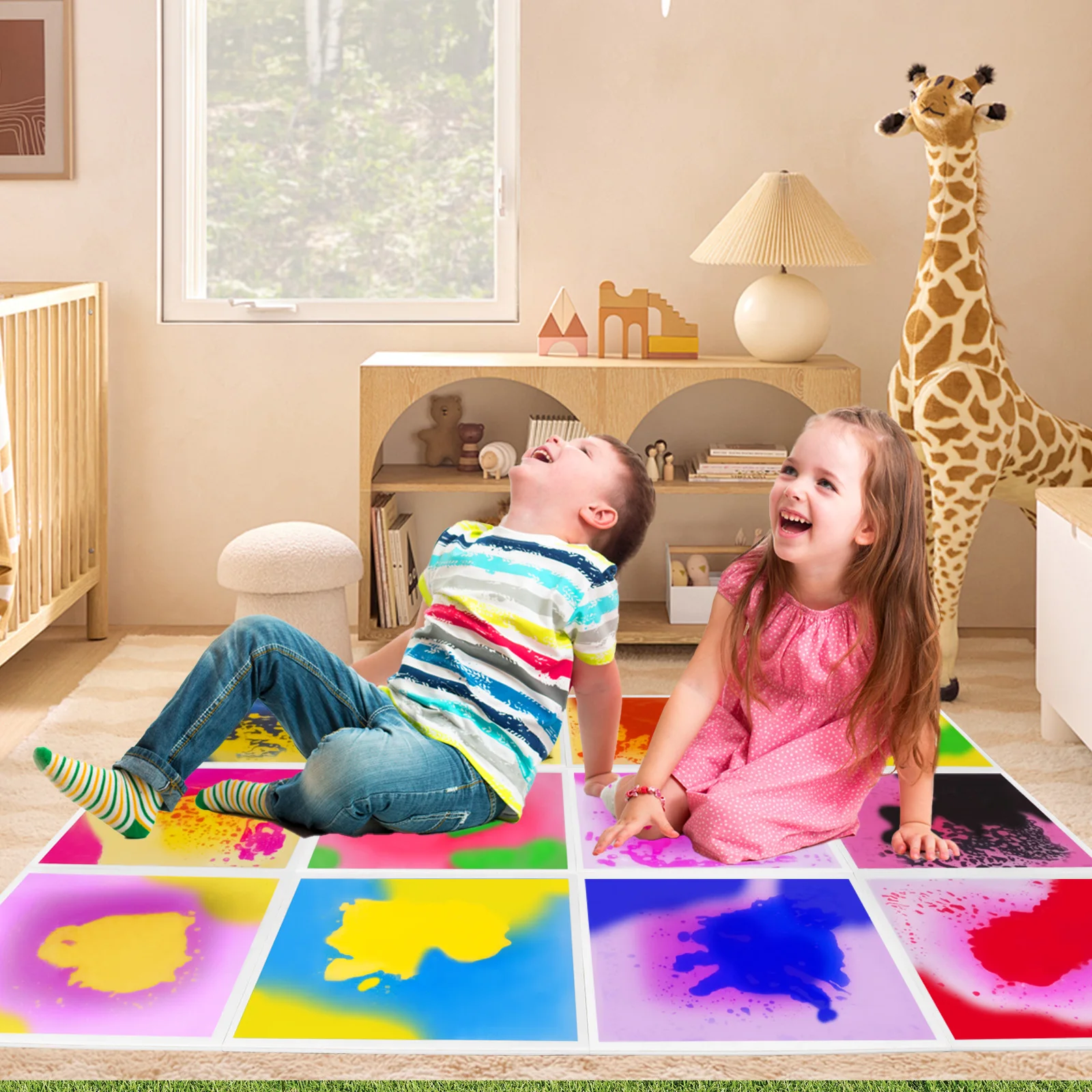 Modular Sensory Mat for Kids - Sensory Floor Toys for Autistic Children Age 3 Multi-Sensory Room Items for Cognitive Development
Modular Sensory Mat for Kids - Sensory Floor Toys for Autistic Children Age 3 Multi-Sensory Room Items for Cognitive Development
