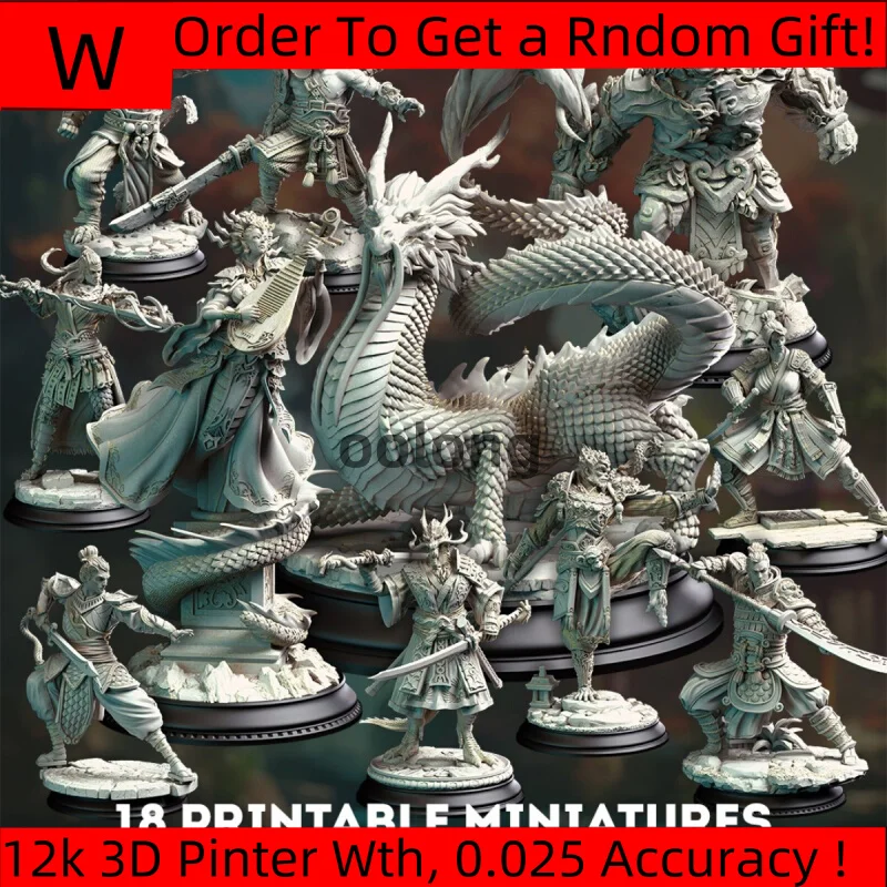 Journey to the East Longfang Red Dragon Medusa, Half-Serpent Assassin Warrior, Rakshasa Demon DND Chess Running Group
Journey to the East Longfang Red Dragon Medusa, Half-Serpent Assassin Warrior, Rakshasa Demon DND Chess Running Group