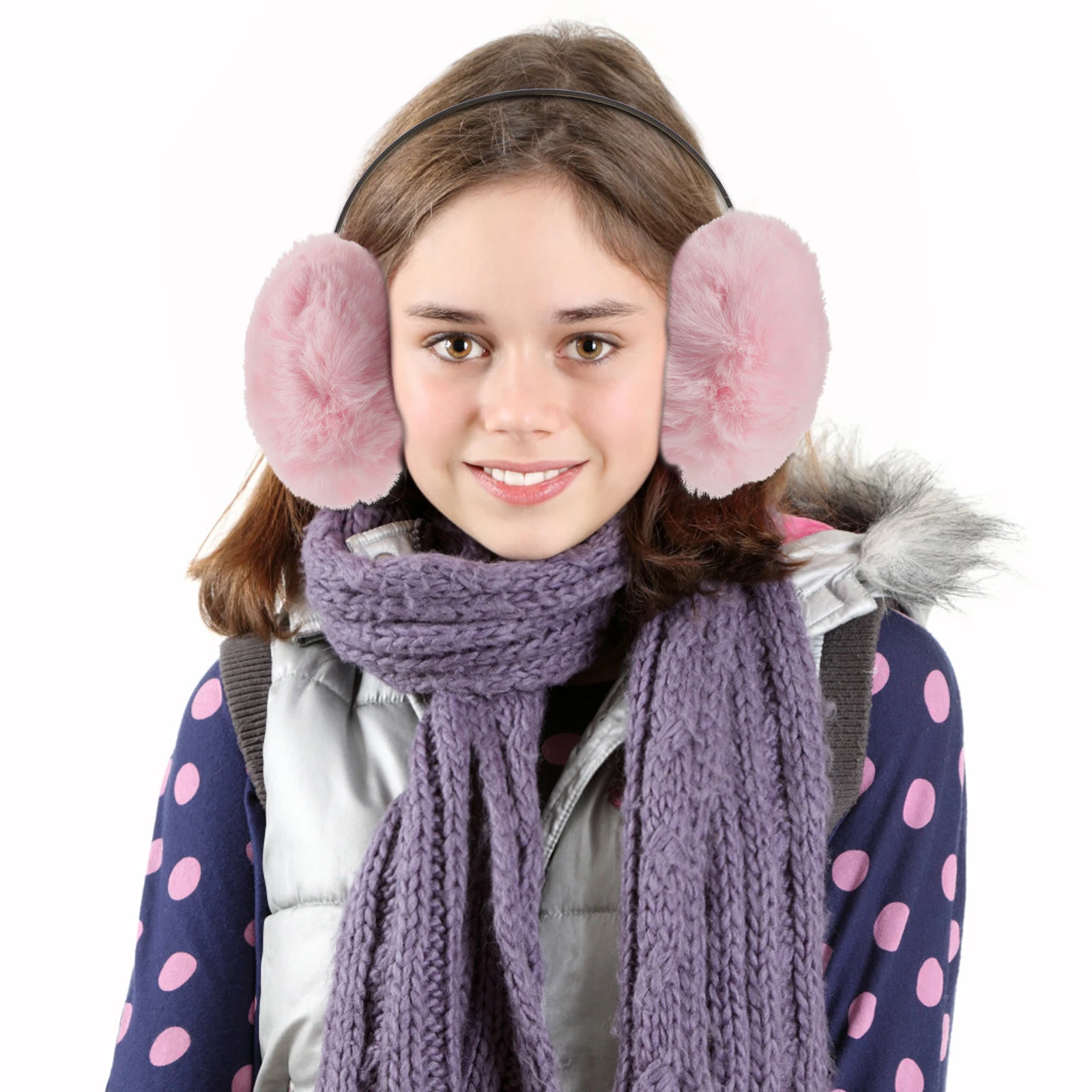Warm Muff for Women Girls Furry Outdoor Earmuff Ear Warmer Winter Cover Cozy Comfortable One Size Fits Most Ear Protection
Warm Muff for Women Girls Furry Outdoor Earmuff Ear Warmer Winter Cover Cozy Comfortable One Size Fits Most Ear Protection