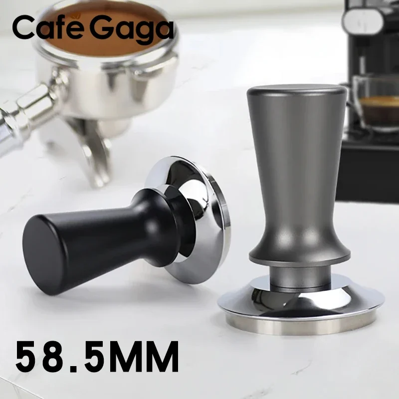 Coffee Tamper 30lb Constant Pressure 58.5mm Stainless Steel Flat Base Calibrated Spring Loaded Home Cafe Barista Accessories
Coffee Tamper 30lb Constant Pressure 58.5mm Stainless Steel Flat Base Calibrated Spring Loaded Home Cafe Barista Accessories