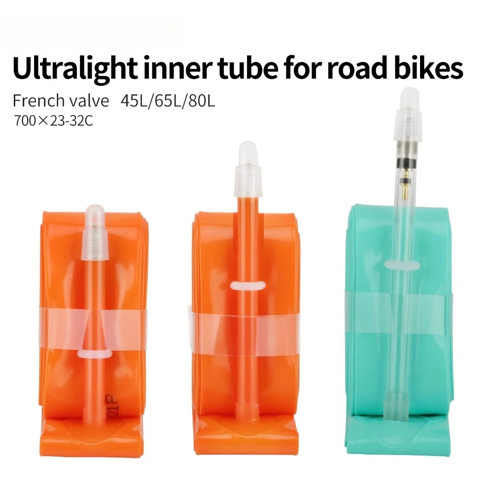 Road Bike TPU Inner Tube 700x23-32C FV 45L/65L/80L Ultra-light Road Bicycle Inner Tube
Road Bike TPU Inner Tube 700x23-32C FV 45L/65L/80L Ultra-light Road Bicycle Inner Tube