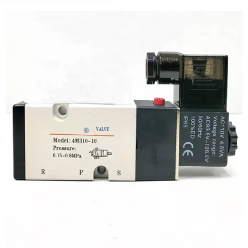 5 Way 2 Position Electir Solenoid Valve 4M210-08 4M310-10 1/4" 3/8" 1/2" DC12V 24V AC110V 220V Pneumatic Parts Air Control Valve
5 Way 2 Position Electir Solenoid Valve 4M210-08 4M310-10 1/4" 3/8" 1/2" DC12V 24V AC110V 220V Pneumatic Parts Air Control Valve