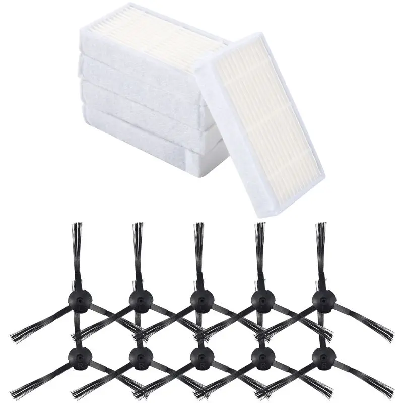 Vacuum Cleaner Accessories Kit For Panda X500,Gutrend Joy90/Fun 110, Ecovacs Cr120/Cen540 Hepa Filter X 5Pcs + Side Brush X 10-A
Vacuum Cleaner Accessories Kit For Panda X500,Gutrend Joy90/Fun 110, Ecovacs Cr120/Cen540 Hepa Filter X 5Pcs + Side Brush X 10-A